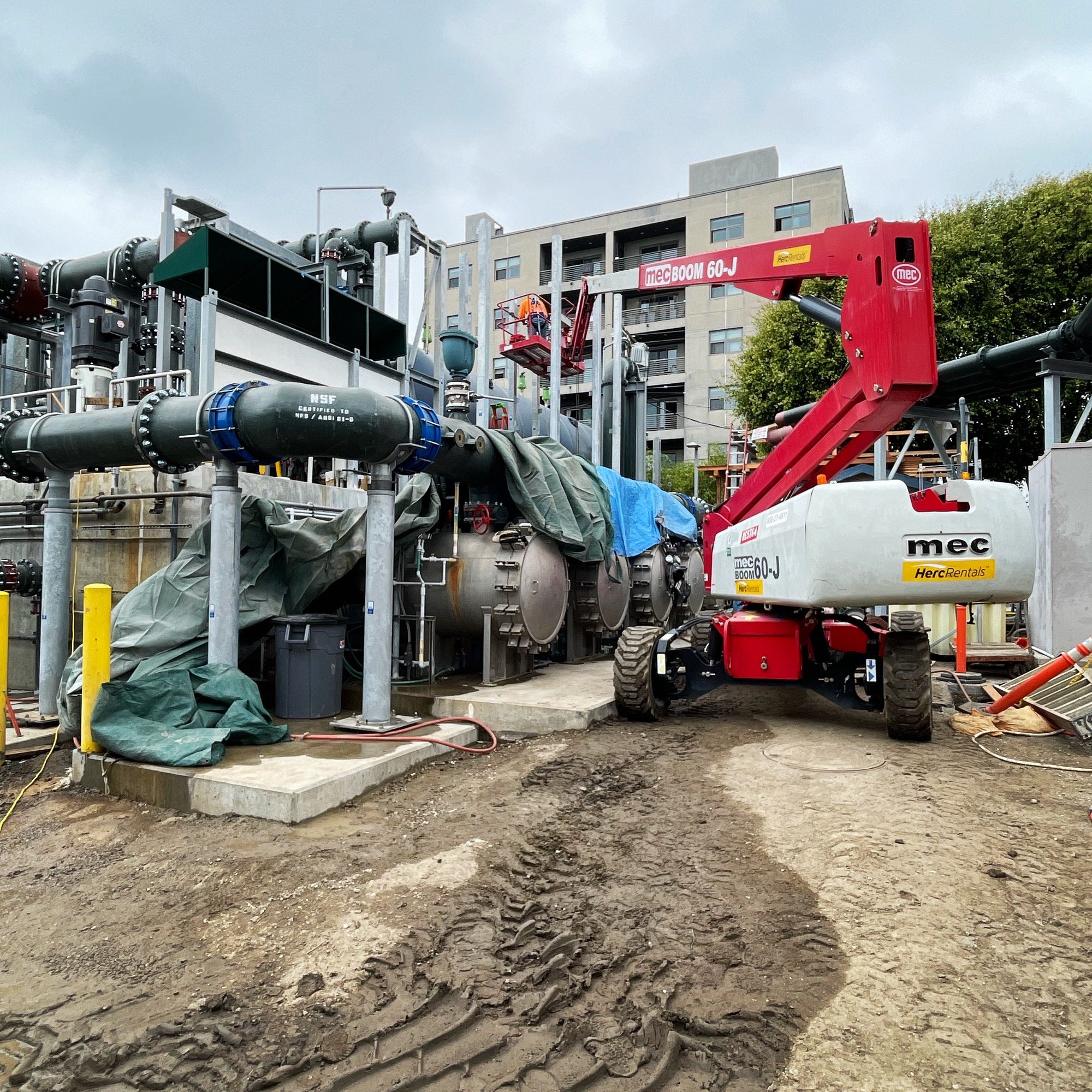 Arcadia Water Treatment Plant - Stainless steel process piping