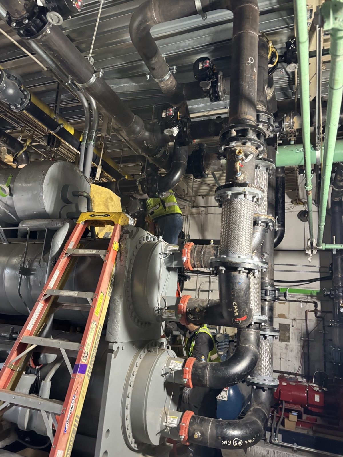 Pump station interior