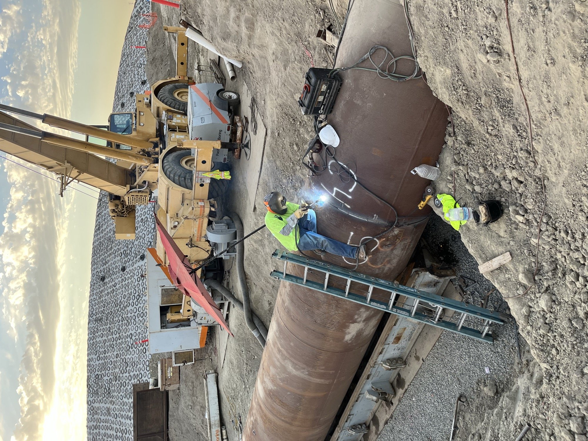 California High-Speed Rail - Large diameter steel casing